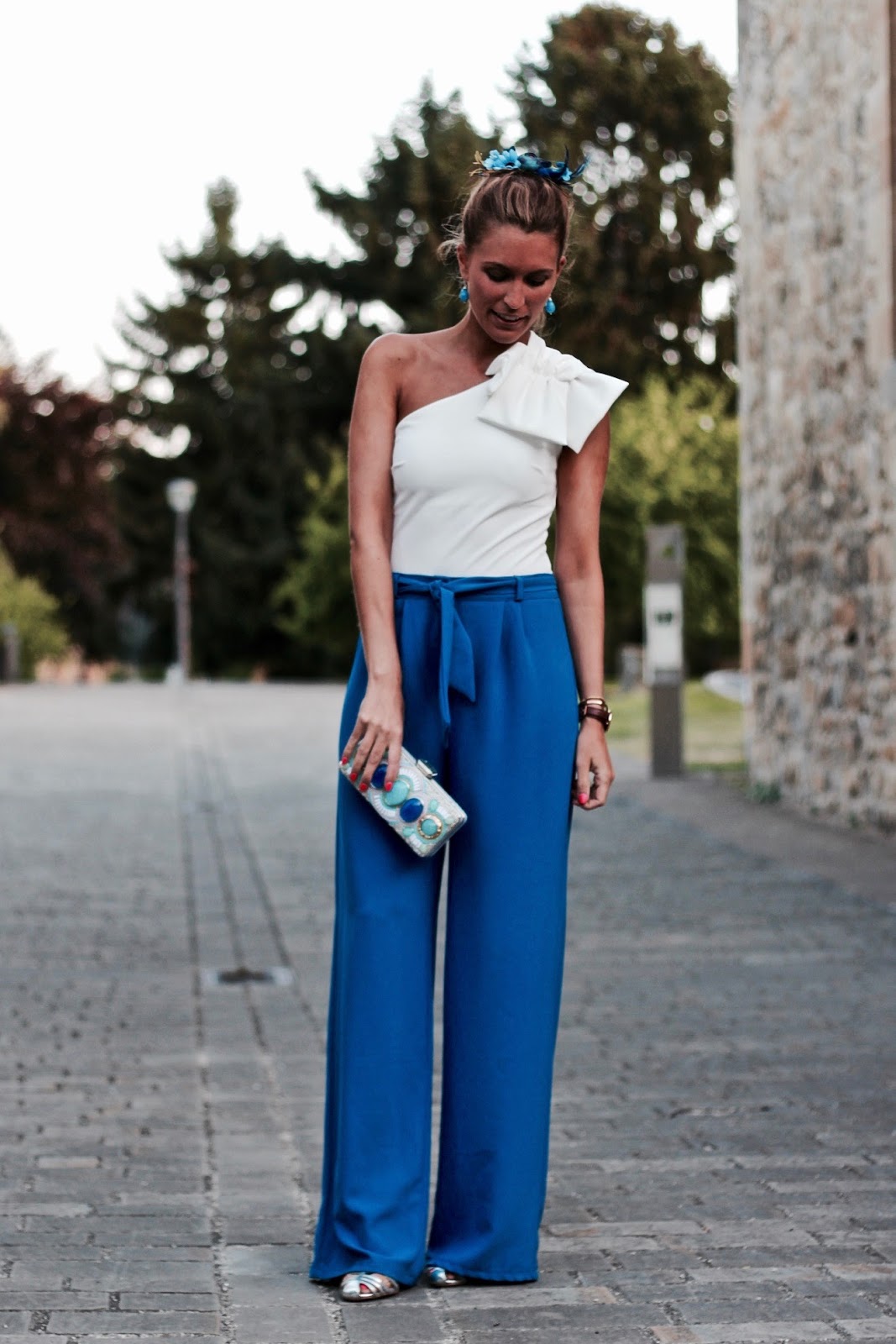 Pantalones palazzo boda 2019 clearance
